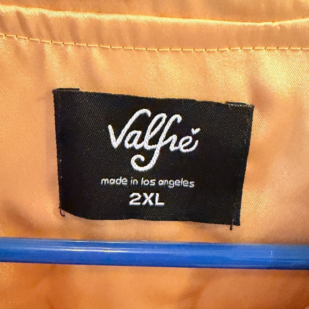 Valfre Gold Satin Fringe Statement Jacket - Picture 4 of 5